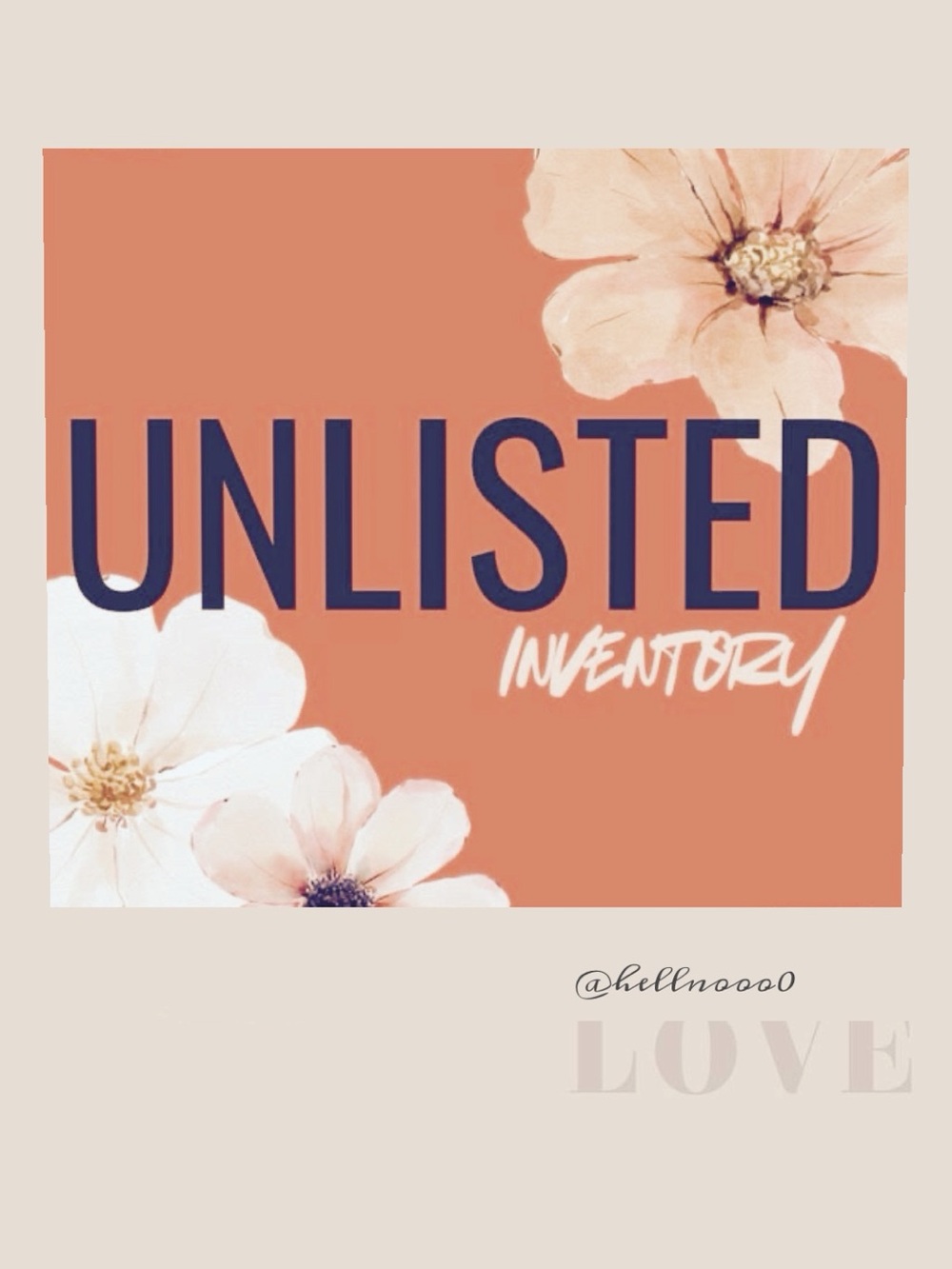unlisted live show goodies!